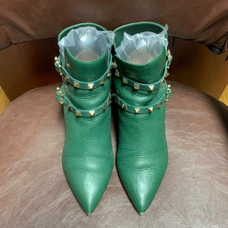 Valentino Valentino Green Studded High Heels Size 36 Size US 6 / IT 36 - 3 Thumbnail