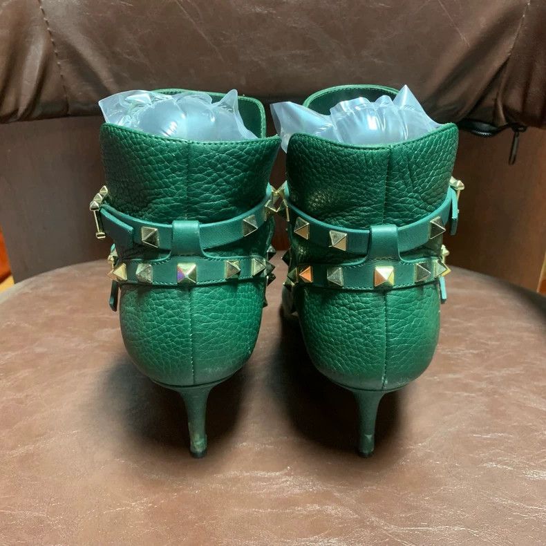 Valentino Valentino Green Studded High Heels Size 36 Size US 6 / IT 36 - 6 Thumbnail