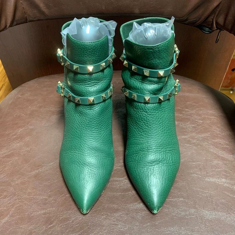 Valentino Valentino Green Studded High Heels Size 36 Size US 6 / IT 36 - 2 Thumbnail