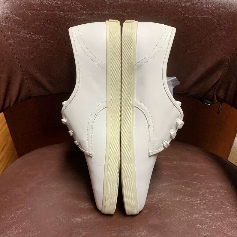 Celine Celine White Leather Casual Sneakers Size 41 Size US 10 / IT 40 - 5 Thumbnail
