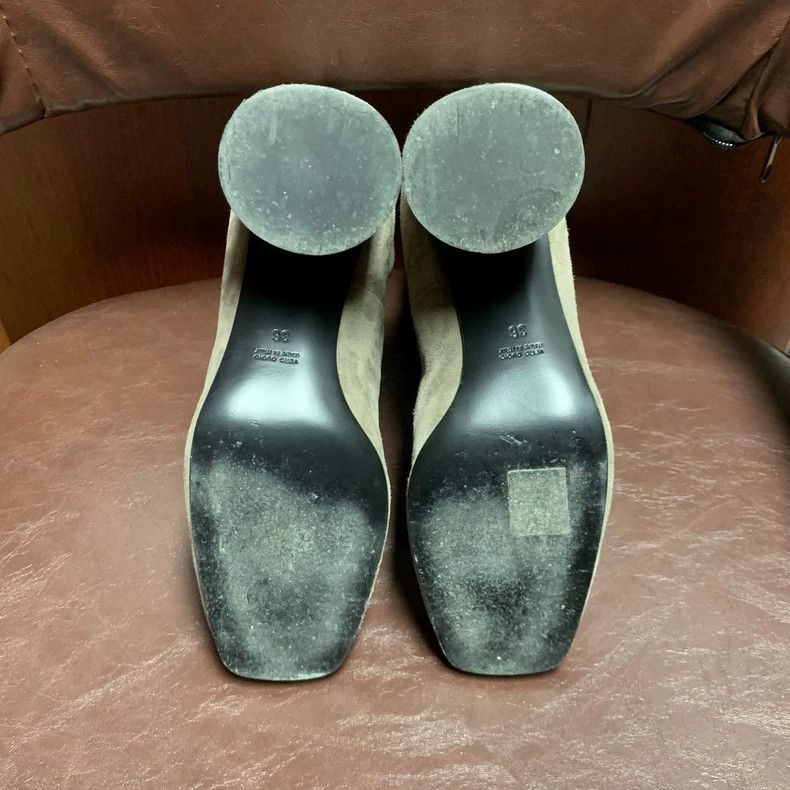Jimmy Choo Elevated Suede Ankle High Heels Size US 6 / IT 36 - 7 Thumbnail