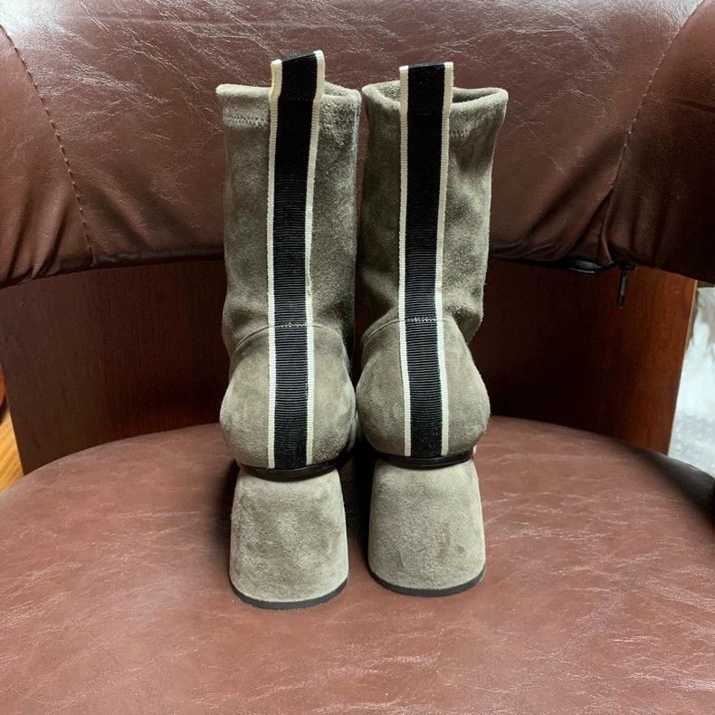 Jimmy Choo Elevated Suede Ankle High Heels Size US 6 / IT 36 - 6 Thumbnail