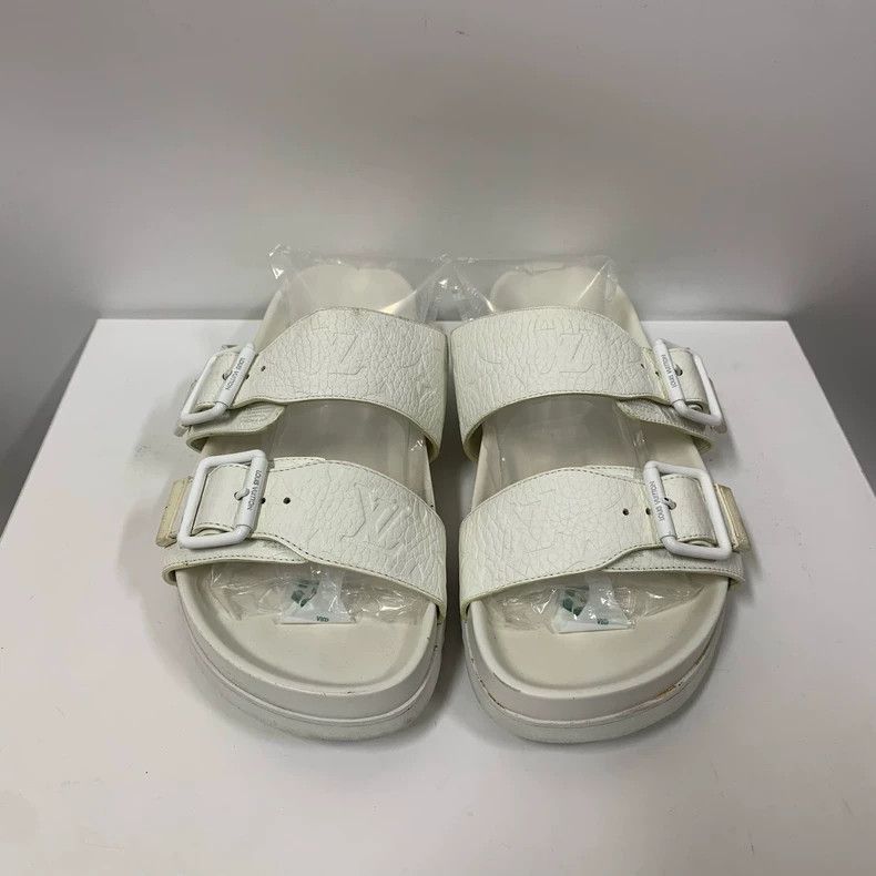 Louis Vuitton Louis Vuitton White Strappy Sandals Size 40/6 Size US 6 / IT 36 - 2 Thumbnail