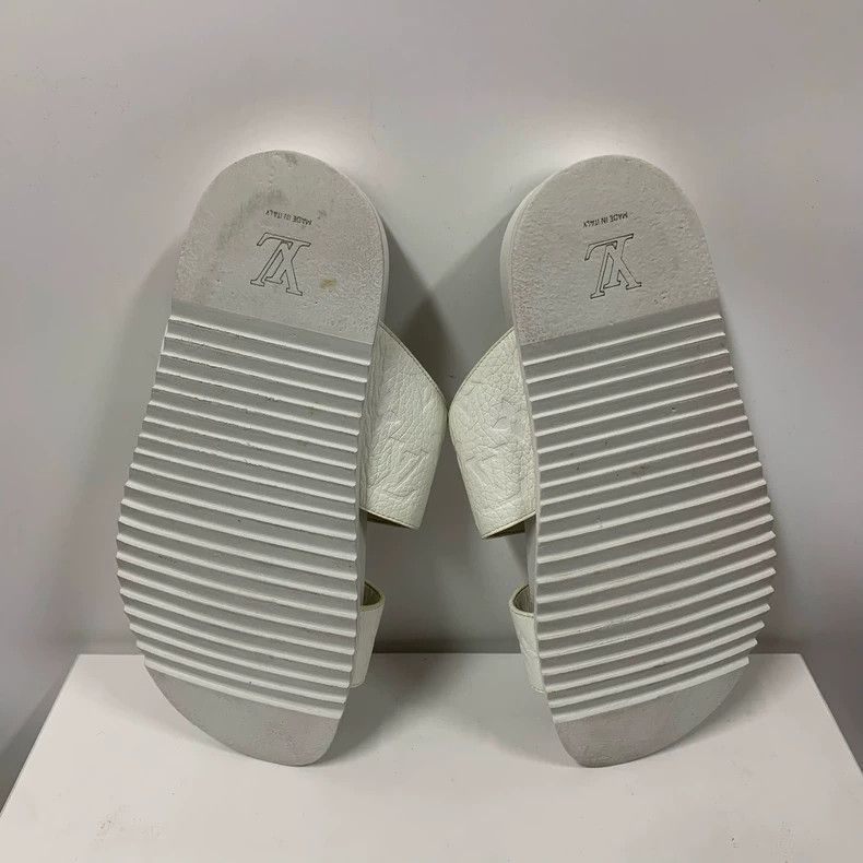 Louis Vuitton Louis Vuitton White Strappy Sandals Size 40/6 Size US 6 / IT 36 - 7 Thumbnail