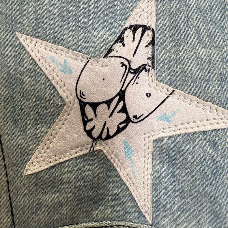 Chrome Hearts Hand-painted Chrome Hearts Denim Jacket Size M / US 6-8 / IT 42-44 - 6 Thumbnail