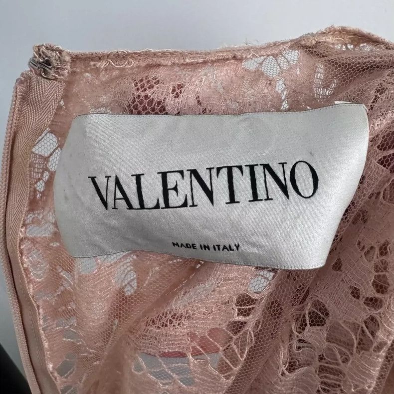 Valentino Valentino Classic Pink Lace Long Skirt Size M / US 6-8 / IT 42-44 - 5 Thumbnail