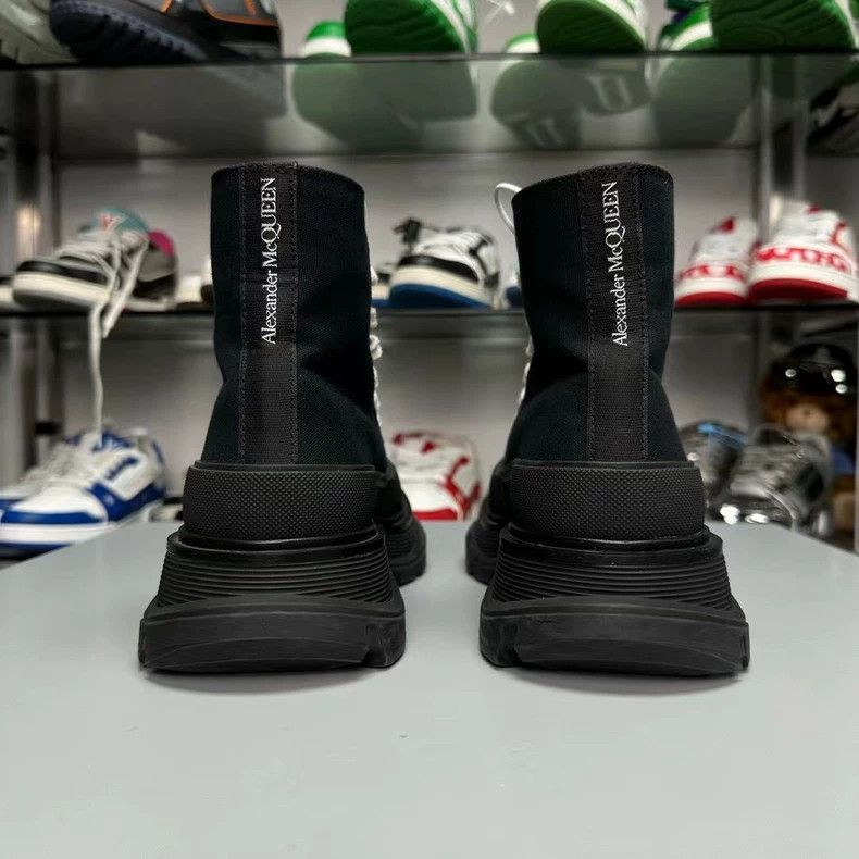 Alexander McQueen Alexander McQueen Black High-Top Boots Size US 6 / IT 36 - 5 Thumbnail