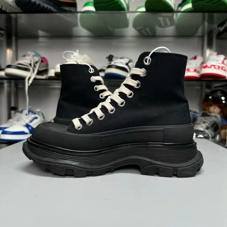 Alexander McQueen Alexander McQueen Black High-Top Boots Size US 6 / IT 36 - 4 Thumbnail