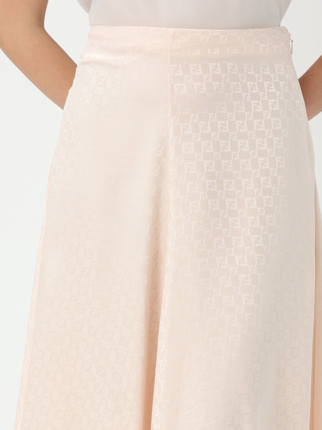 Fendi Fendi Skirt Woman Peach Size 28" / US 6 / IT 42 - 4 Thumbnail