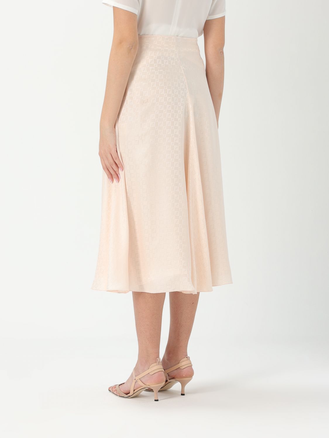 Fendi Fendi Skirt Woman Peach Size 28" / US 6 / IT 42 - 2 Thumbnail