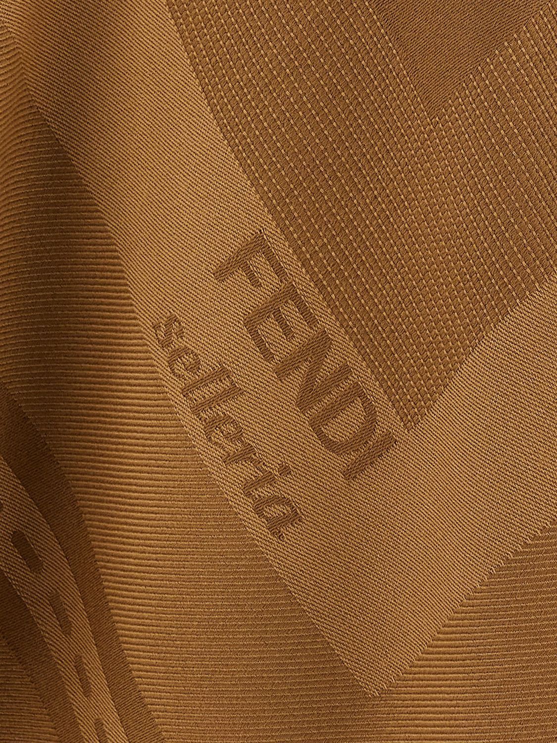 Fendi Fendi Shawl Woman Brown Size ONE SIZE - 3 Thumbnail