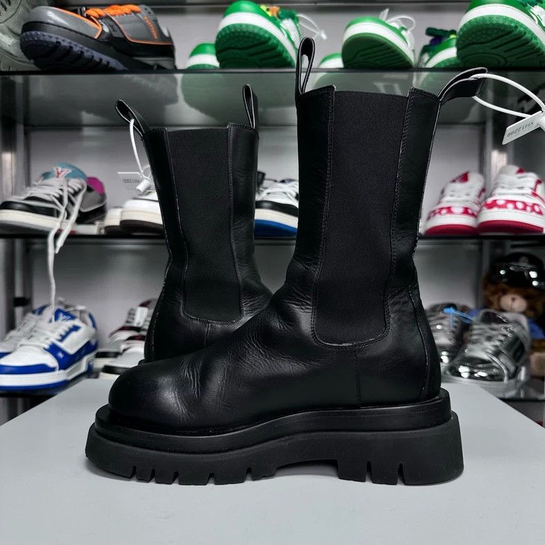 Bottega Veneta Thick-soled Black Chelsea Boots Size 36 Size US 6 / IT 36 - 4 Thumbnail