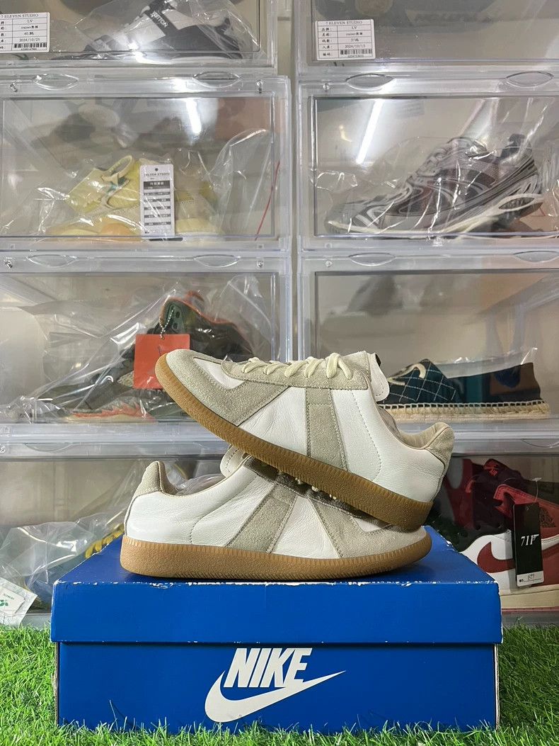 Maison Margiela Maison Margiela Leather Sneakers Size 37 Brown Size US 6 / IT 36 - 3 Thumbnail