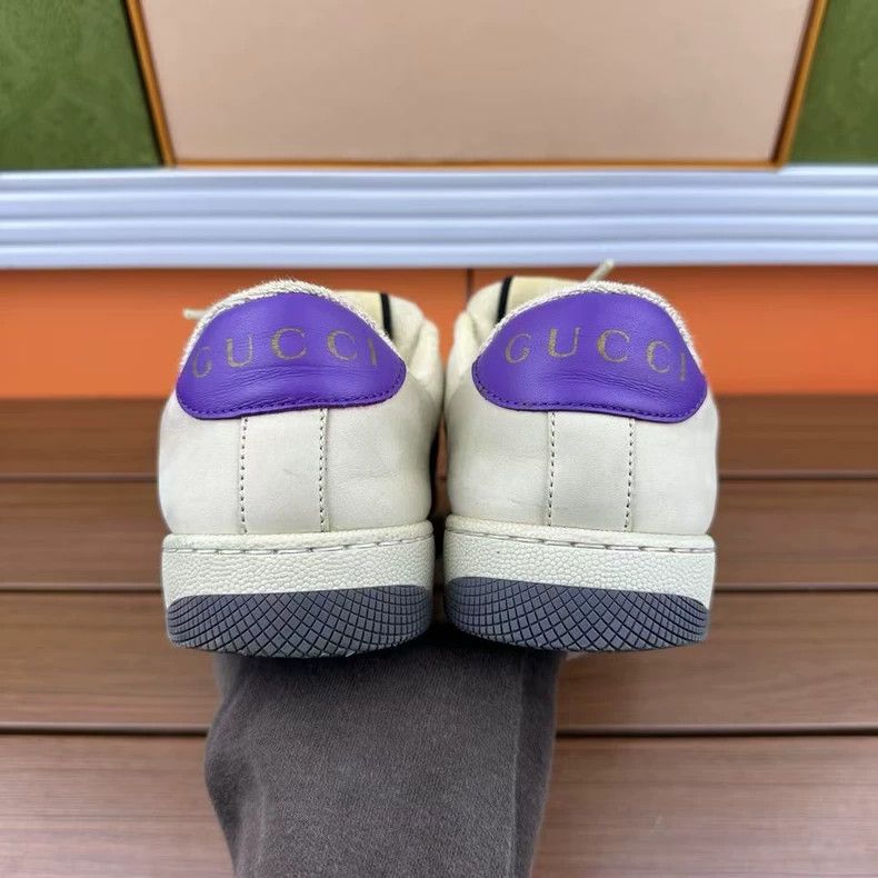Gucci Gucci Dirty Sneakers in Blue Size 35 Size US 5 / IT 35 - 4 Thumbnail