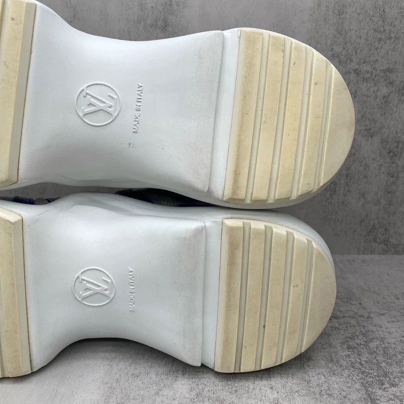 Louis Vuitton Blue and Pink Chunky Sneakers for Women Size US 8 / IT 38 - 8 Thumbnail
