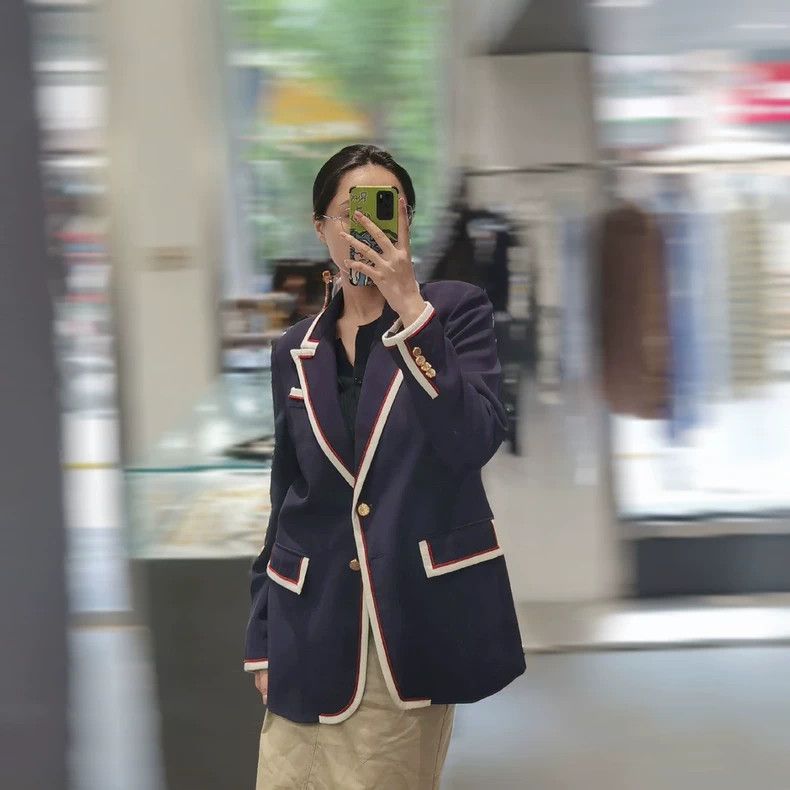 Gucci Gucci Color Block Casual Blazer Jacket Size S / US 4 / IT 40 - 6 Thumbnail