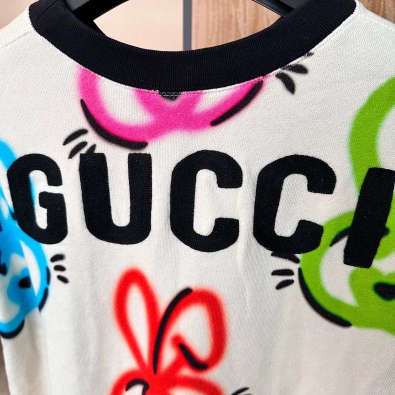 Gucci Gucci Colorful Rabbit Embroidered Sweatshirt Size S / US 4 / IT 40 - 3 Thumbnail