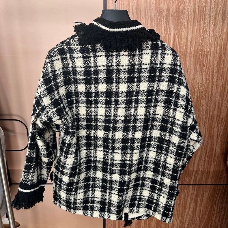 Gucci Gucci Black White Plaid Jacket Size M / US 6-8 / IT 42-44 - 2 Thumbnail