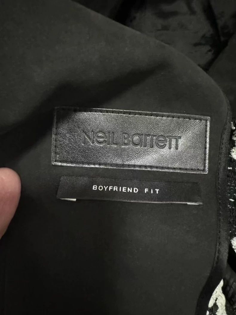 Neil Barrett Neil Barrett Black and White Zip Jacket Size S / US 4 / IT 40 - 3 Thumbnail