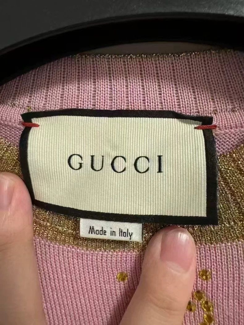 Gucci Gucci Gold Line Knit Sweater Size XS / US 0-2 / IT 36-38 - 3 Thumbnail