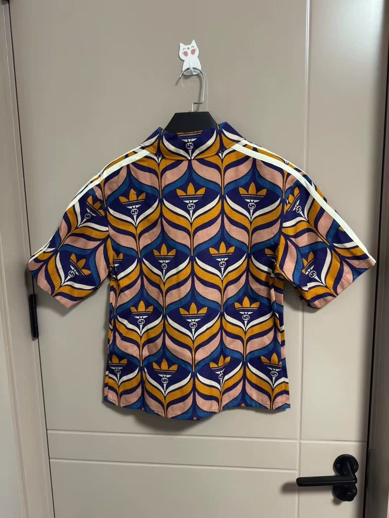 Gucci GUCCI × Adidas Short Sleeve Shirt Size M / US 6-8 / IT 42-44 - 2 Thumbnail