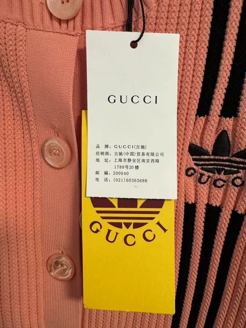 Gucci Gucci Adidas Pink Cardigan Sweater Size M / US 6-8 / IT 42-44 - 5 Thumbnail