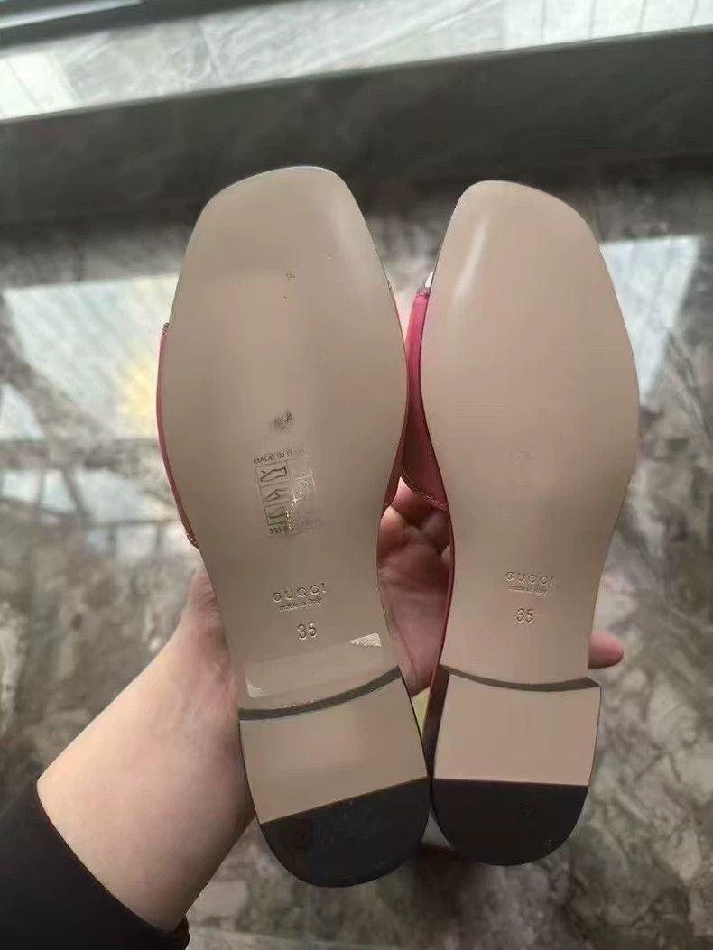 Gucci Gucci Pink Double G Slide Sandals Size US 6.5 / IT 36.5 - 4 Thumbnail