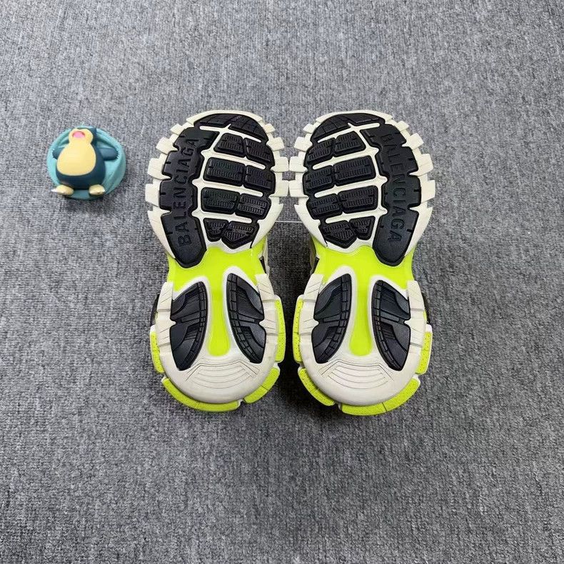 Balenciaga Balenciaga Track 2.0 White/Neon Green Sneakers Size US 6 / IT 36 - 4 Thumbnail