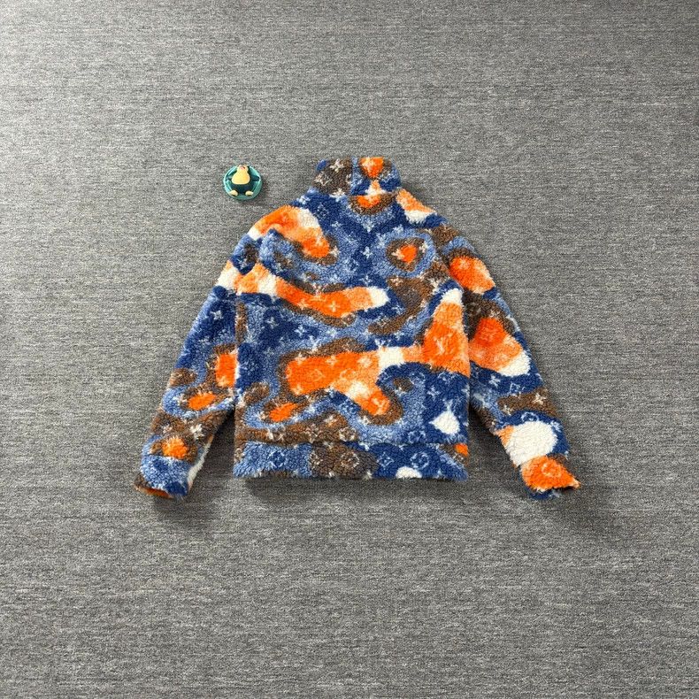 Louis Vuitton LV Colorful Teddy Fleece Jacket Size XS / US 0-2 / IT 36-38 - 2 Thumbnail