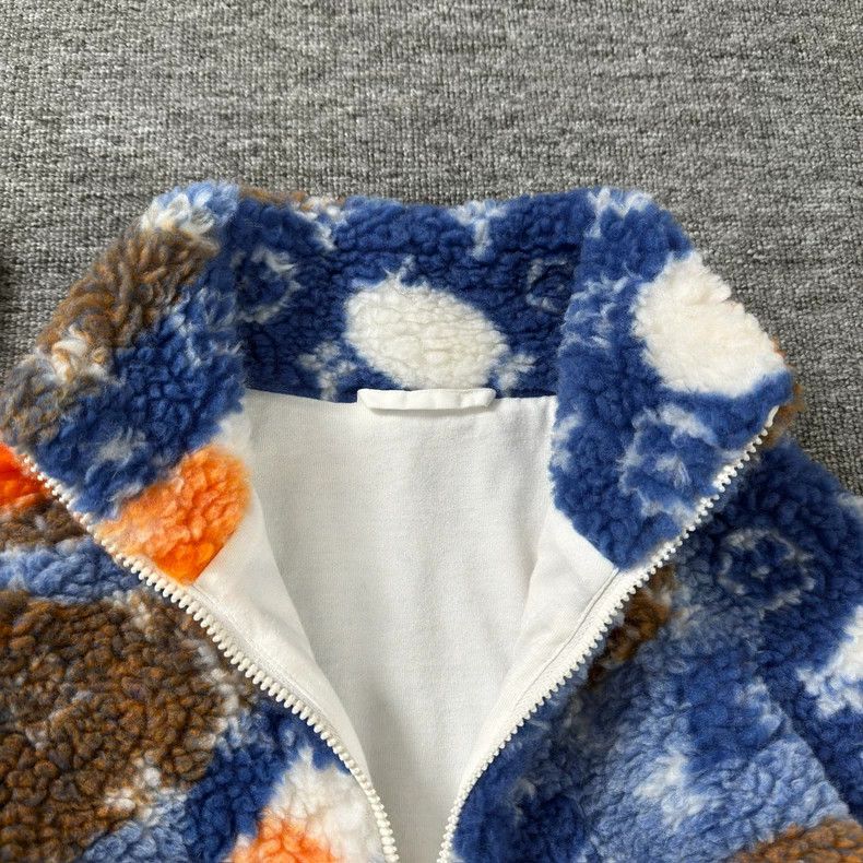 Louis Vuitton LV Colorful Teddy Fleece Jacket Size XS / US 0-2 / IT 36-38 - 5 Thumbnail