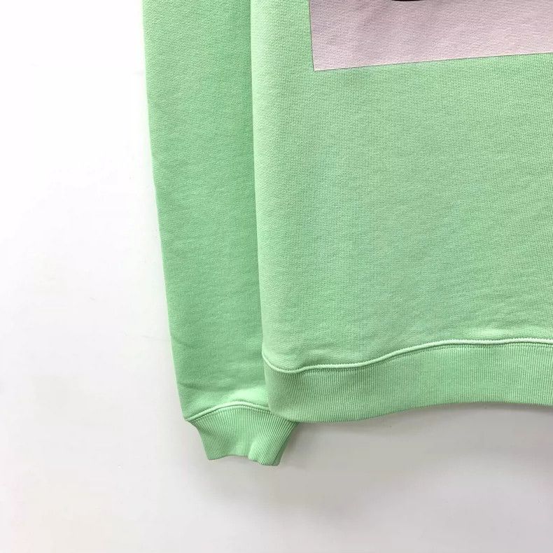 Loewe Loewe Mint Green Graphic Long Sleeve Sweatshirt Size S / US 4 / IT 40 - 4 Thumbnail