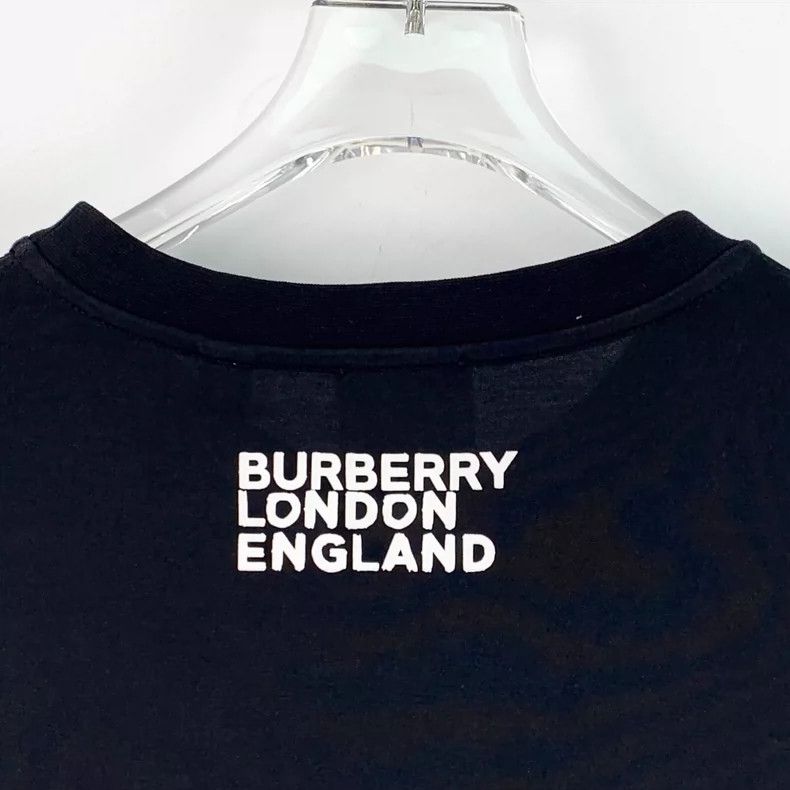 Burberry Black Burberry Logo Cotton Short Sleeve T-shirt Size M / US 6-8 / IT 42-44 - 5 Thumbnail