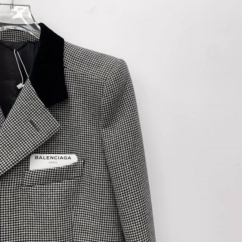 Balenciaga Balenciaga Color-Blocked Wool Long Coat Size S / US 4 / IT 40 - 3 Thumbnail