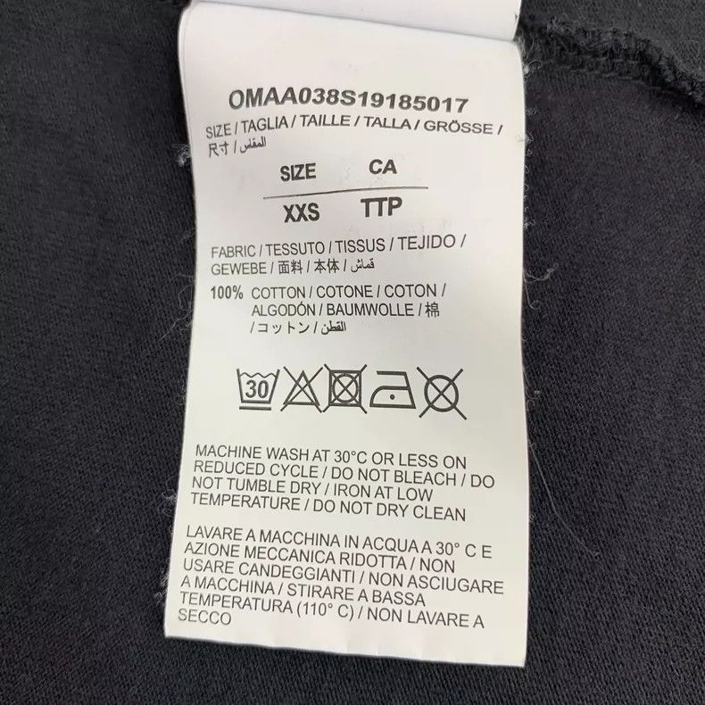 Officine Creative Off-White Black Skull Print Cotton T-Shirt Size XXS / US 00 / IT 34 - 7 Thumbnail