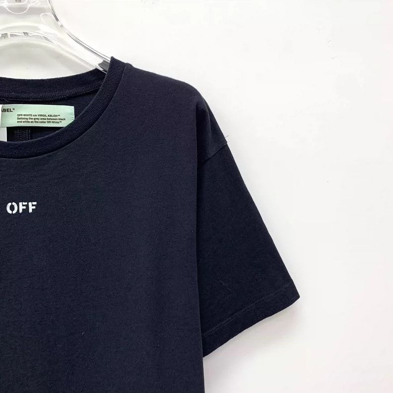 Officine Creative Off-White Black Skull Print Cotton T-Shirt Size XXS / US 00 / IT 34 - 3 Thumbnail