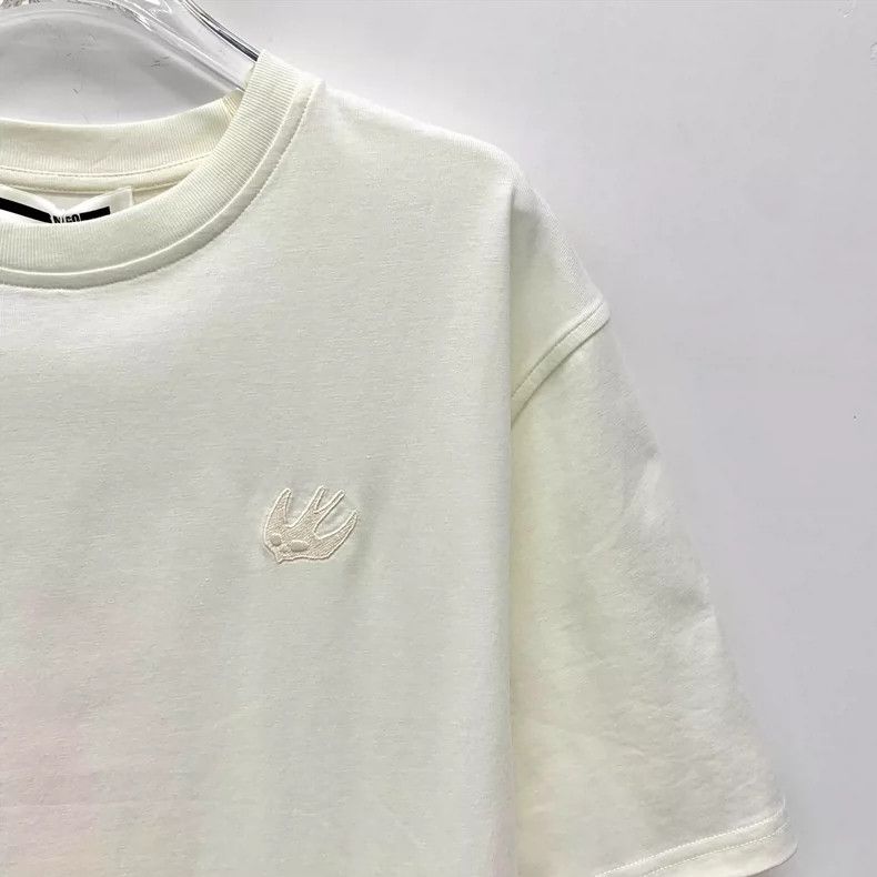 Alexander McQueen Alexander McQueen White Swallow Embroidered T-Shirt Size S / US 4 / IT 40 - 3 Thumbnail