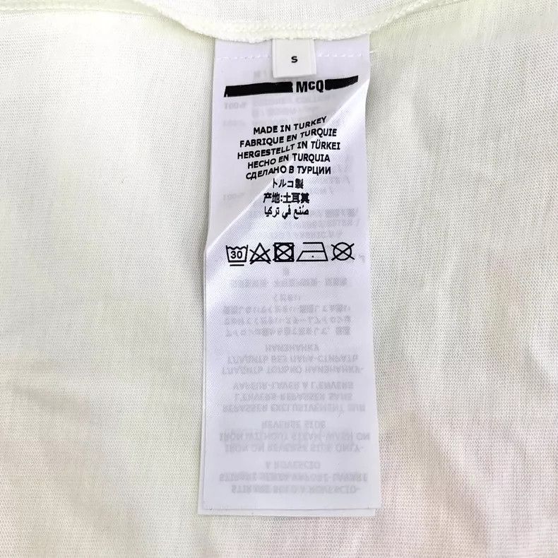 Alexander McQueen Alexander McQueen White Swallow Embroidered T-Shirt Size S / US 4 / IT 40 - 7 Thumbnail