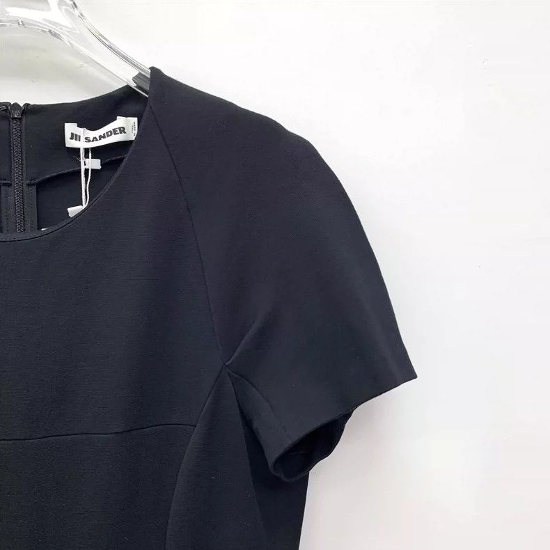 Jil Sander Jil Sander Short Sleeve Black Dress Size 38 Size S / US 4 / IT 40 - 3 Thumbnail