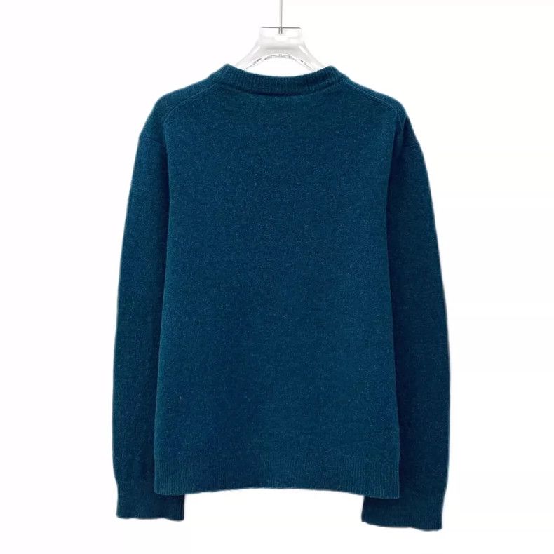 Kenzo Kenzo Blue Tiger Embroidered Wool Sweater Size M / US 6-8 / IT 42-44 - 2 Thumbnail