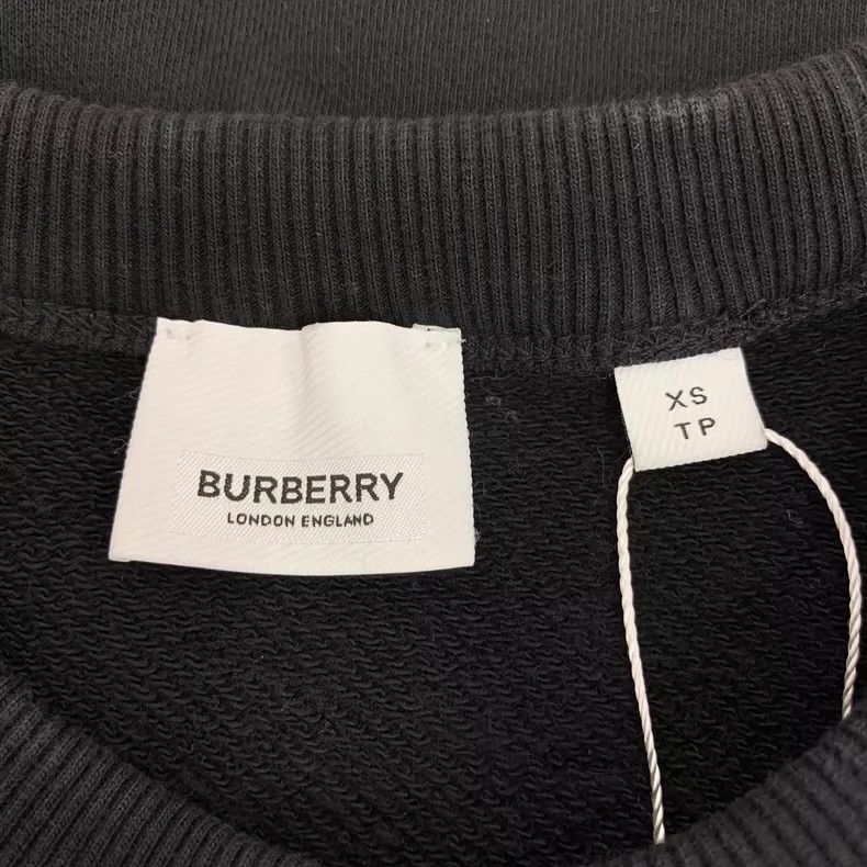 Burberry Burberry Black Deer Print Cotton Long Sleeve Sweatshirt Size XS / US 0-2 / IT 36-38 - 5 Thumbnail