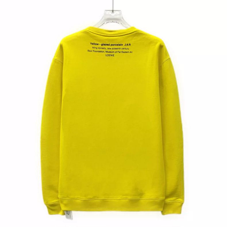 Loewe Loewe Yellow Graphic Long Sleeve Sweatshirt Size S / US 4 / IT 40 - 2 Thumbnail