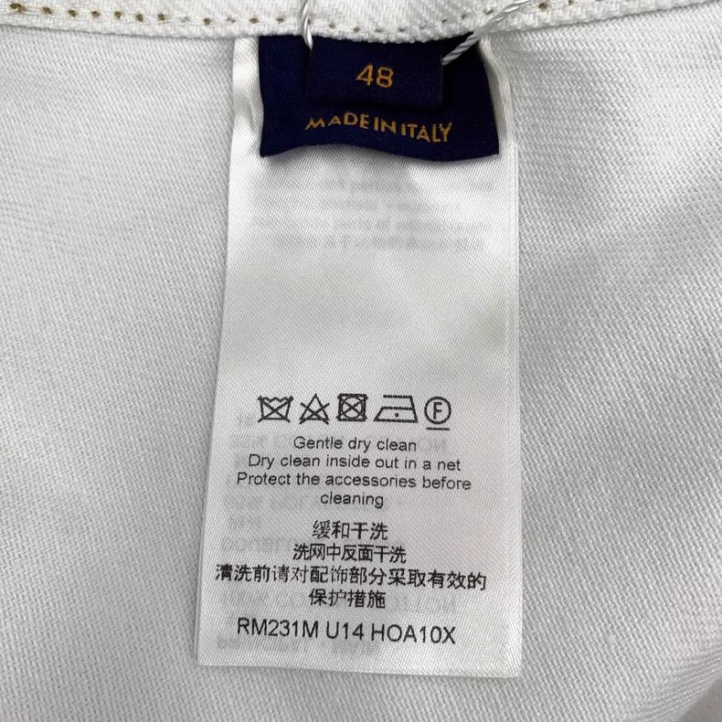 Louis Vuitton Louis Vuitton Colorful Logo Denim Jacket Size M / US 6-8 / IT 42-44 - 7 Thumbnail