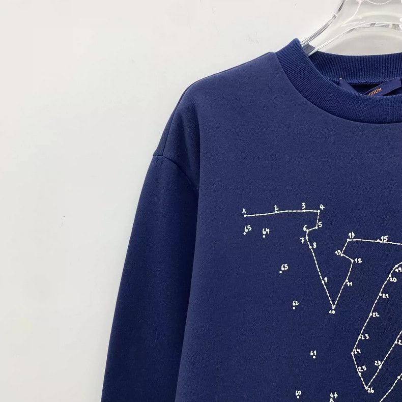 Louis Vuitton Louis Vuitton Embroidered Cotton Long Sleeve Sweatshirt Size XS / US 0-2 / IT 36-38 - 3 Thumbnail
