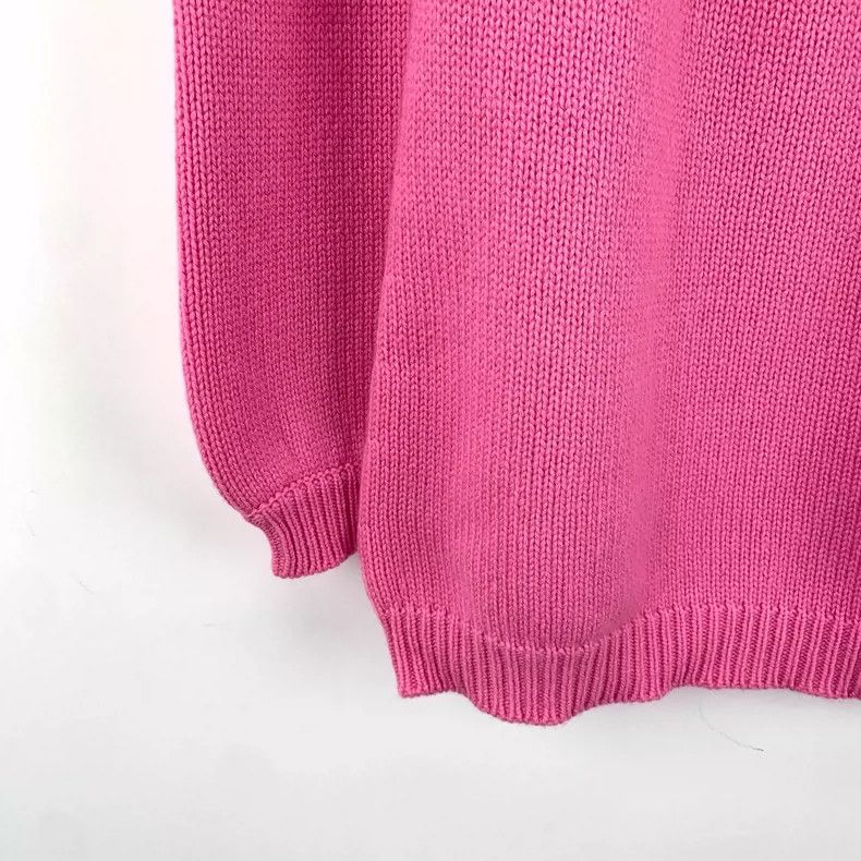 Valentino Pink Wool Knit Long Sleeve Sweater Size M / US 6-8 / IT 42-44 - 4 Thumbnail