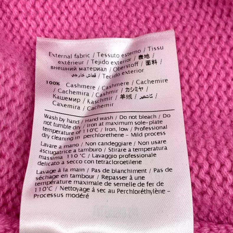 Valentino Pink Wool Knit Long Sleeve Sweater Size M / US 6-8 / IT 42-44 - 7 Thumbnail