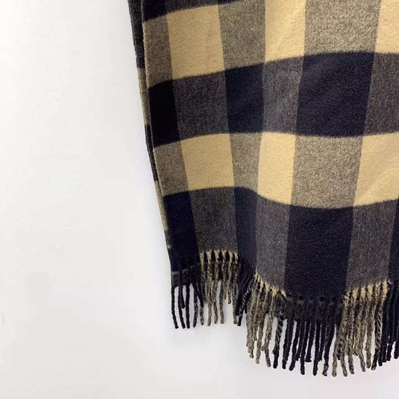 Dior Christian Dior Color-Block Hooded Wool Cape Size M / US 6-8 / IT 42-44 - 4 Thumbnail