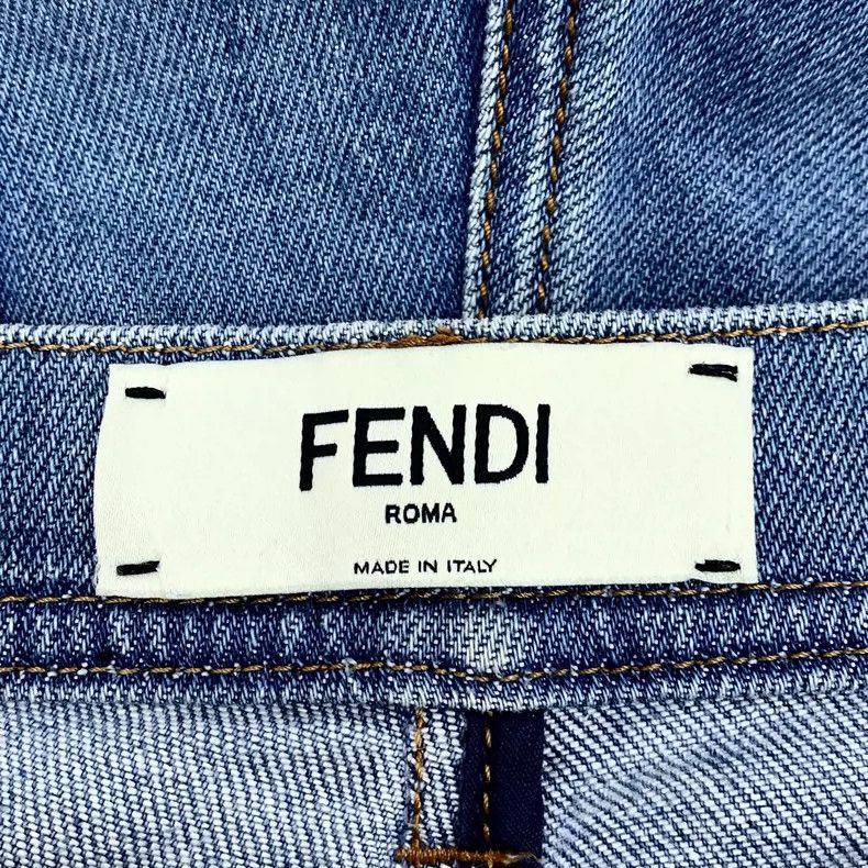 Fendi Fendi Blue Slim Fit Casual Denim Pants Size 40" / US 18 - 6 Thumbnail