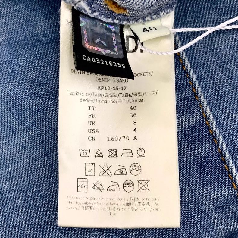 Fendi Fendi Blue Slim Fit Casual Denim Pants Size 40" / US 18 - 7 Thumbnail