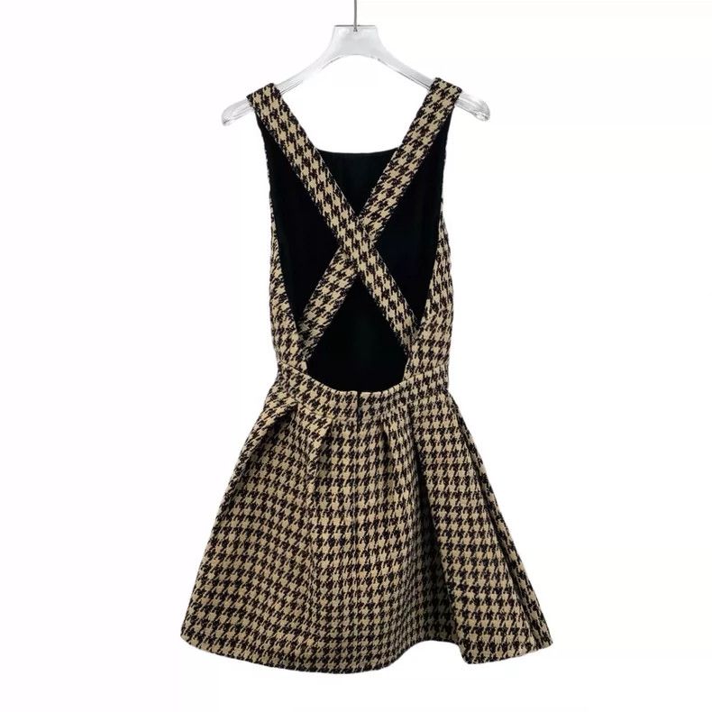 Dior Christian Dior Colorful Houndstooth Sleeveless Dress Size S / US 4 / IT 40 - 2 Thumbnail