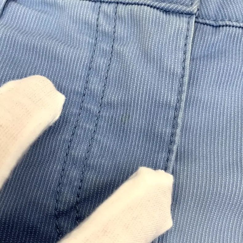 Chanel Chanel Blue Cotton Casual Denim Shorts Size 36" / US 14 / IT 50 - 8 Thumbnail